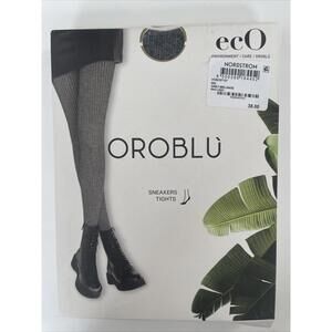 NEW  Oroblu ECO SNEAKERS TIGHTS  GREY-MELANGE  Size S / M